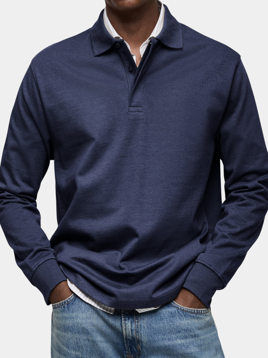 SILVORO | POLO DI LUSSO A MANICHE LUNGHE