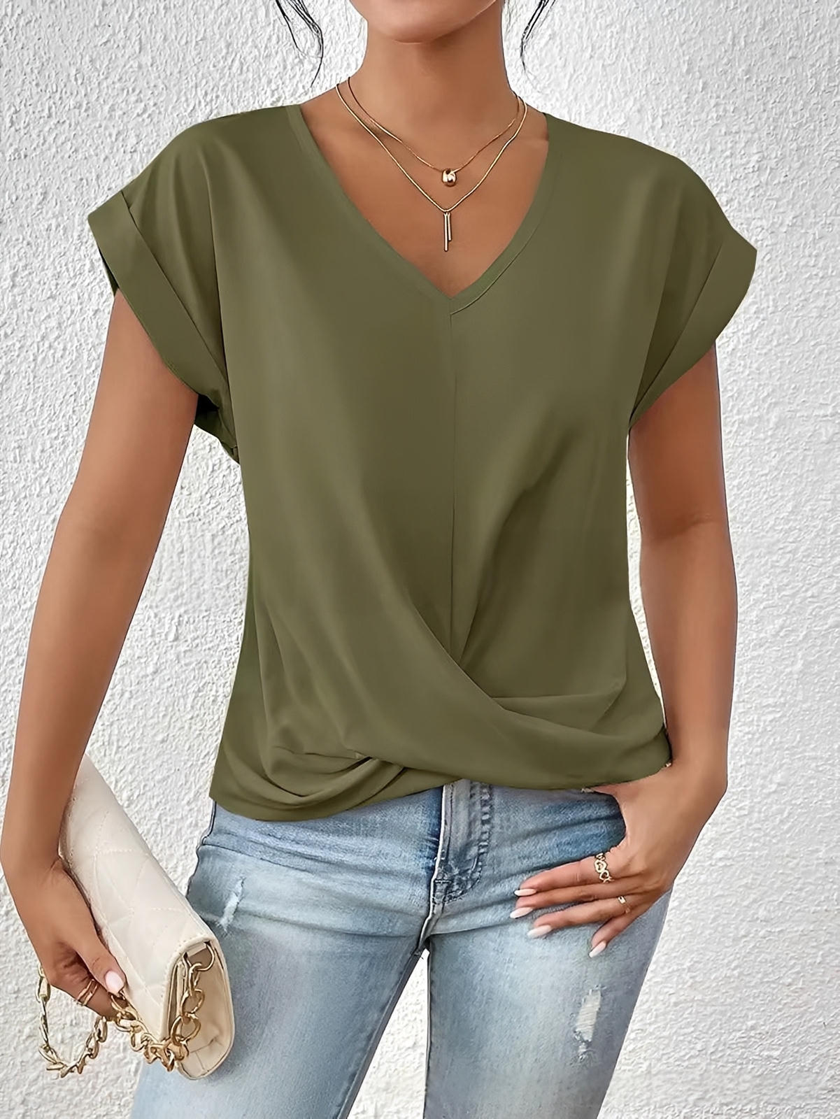 Giorgia™ | Top Elegante con Drappeggio