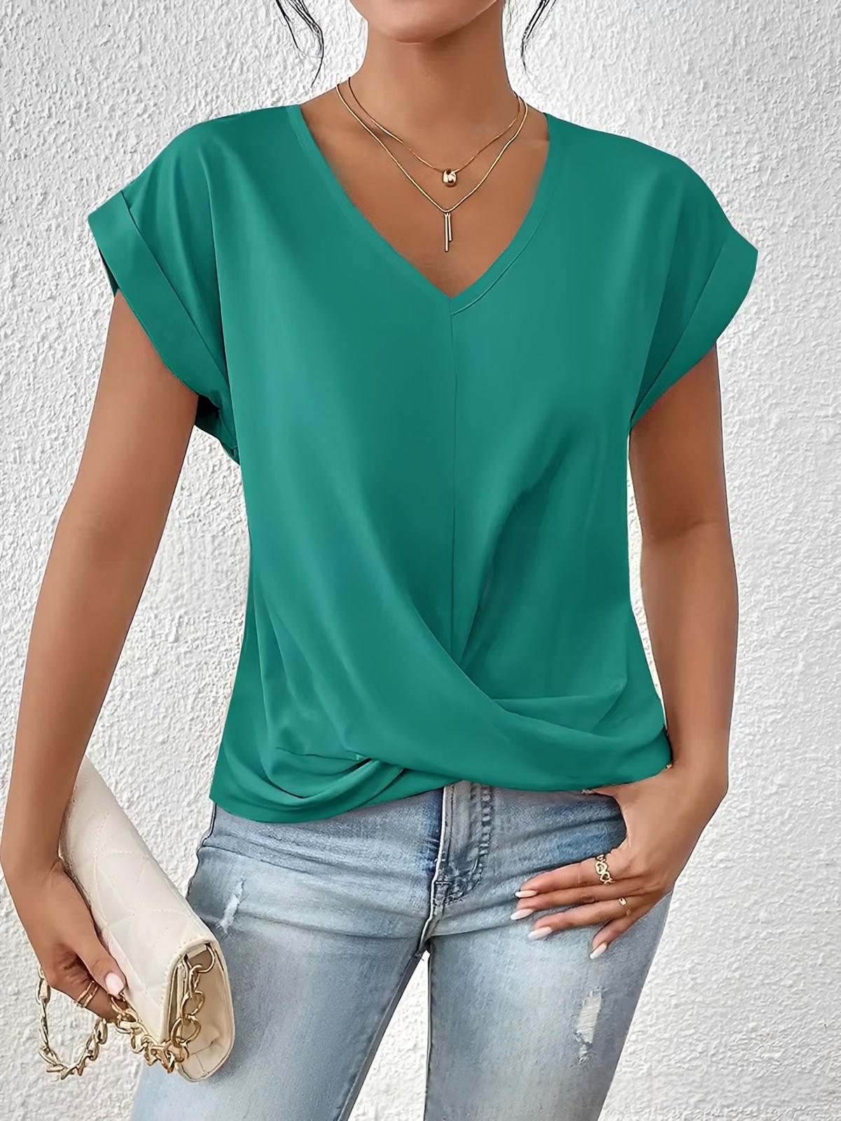 Giorgia™ | Top Elegante con Drappeggio