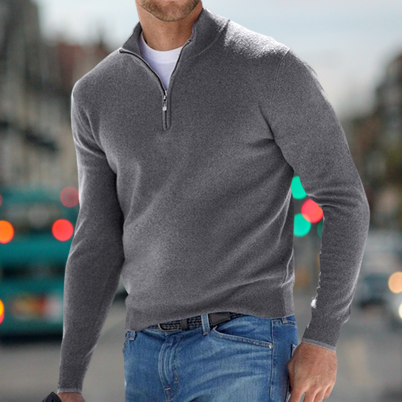 Carlo – Maglione con cerniera