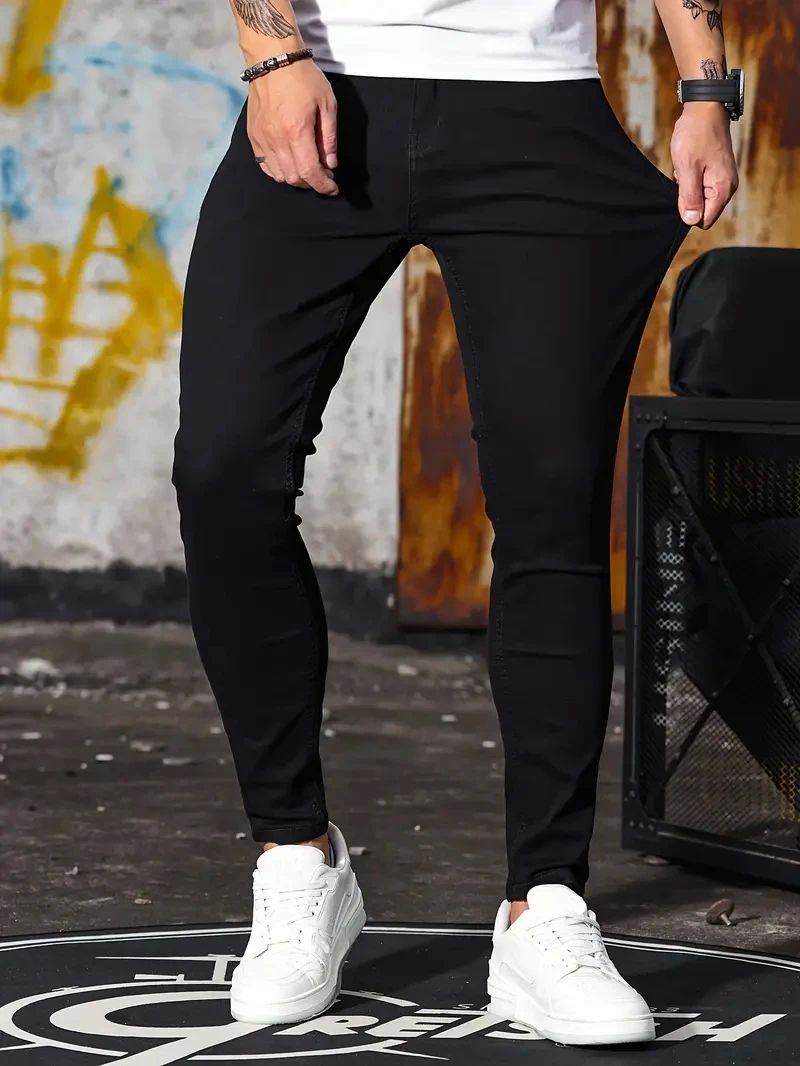 Linford - Classiche Stretch-Skinny-Jeans per Uomini