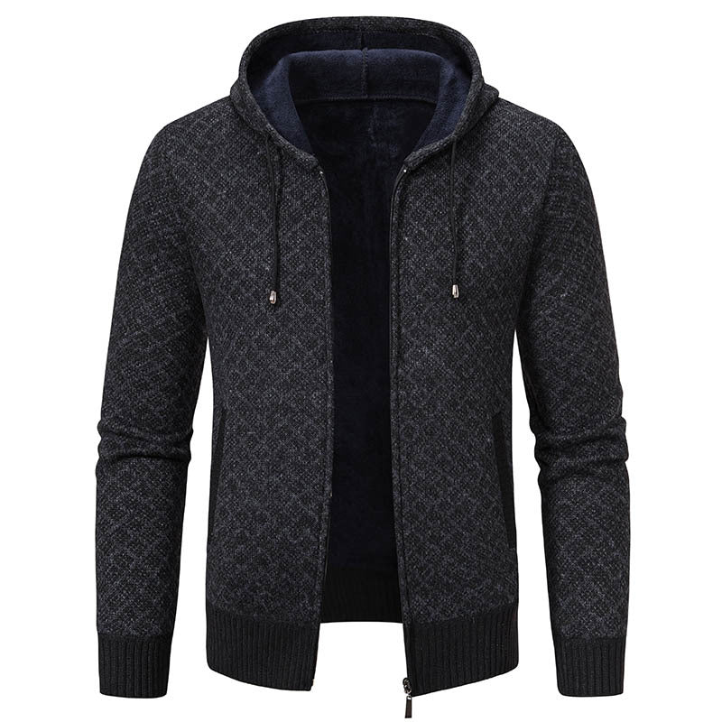 Winton - Elegante, stretta giacca con cappuccio per uomo