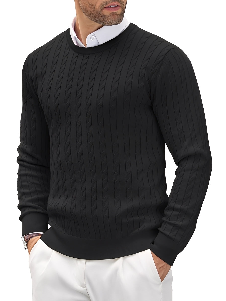 Romilly - Maglione casual aderente per uomo