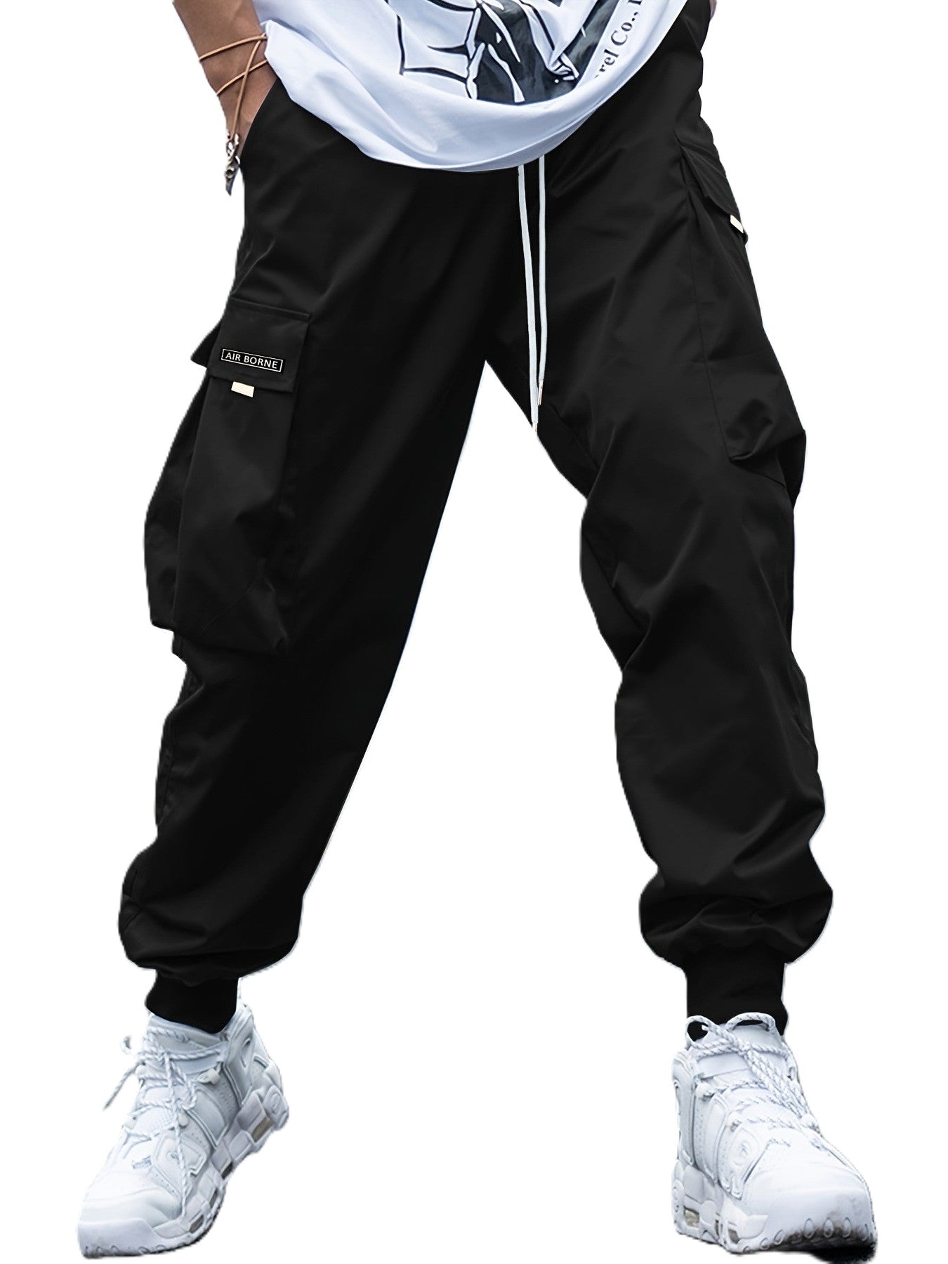 Morton - Pantaloni cargo estivi Hip-Hop per uomini