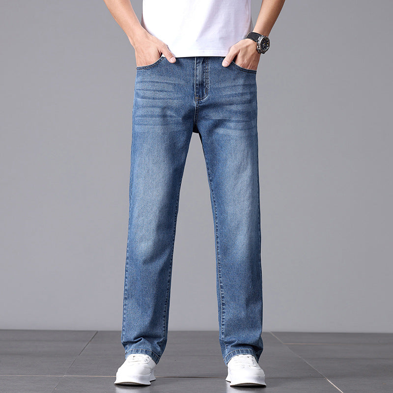Allan - Jeans Straight Casual per Uomini