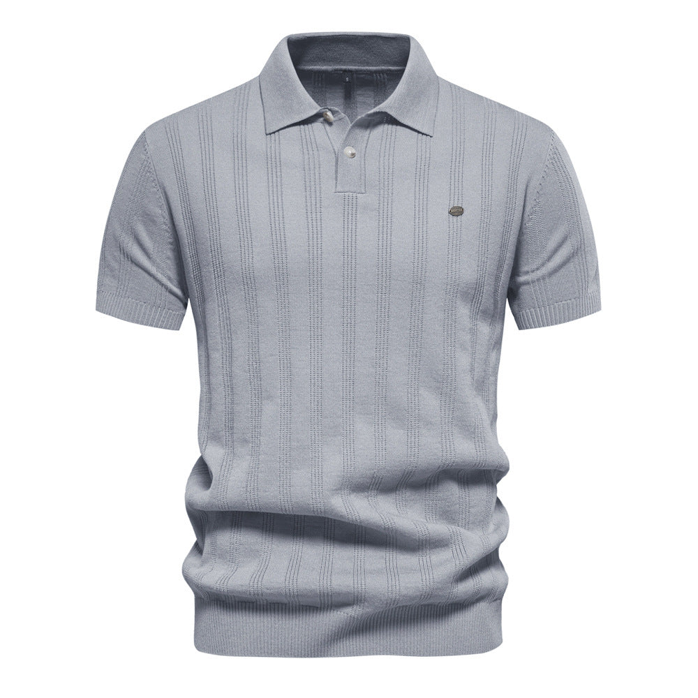 Bruce - Polo casual a maniche corte per uomo