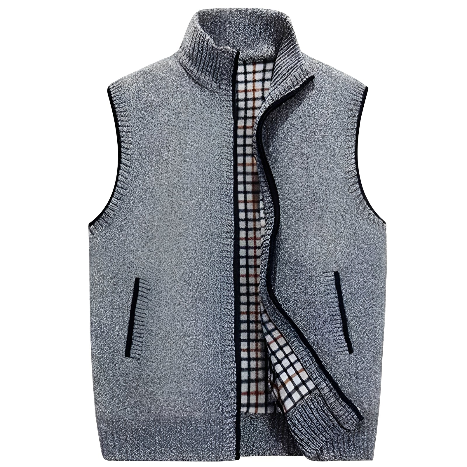 Samson - Giacca casual con fodera in pile per uomo