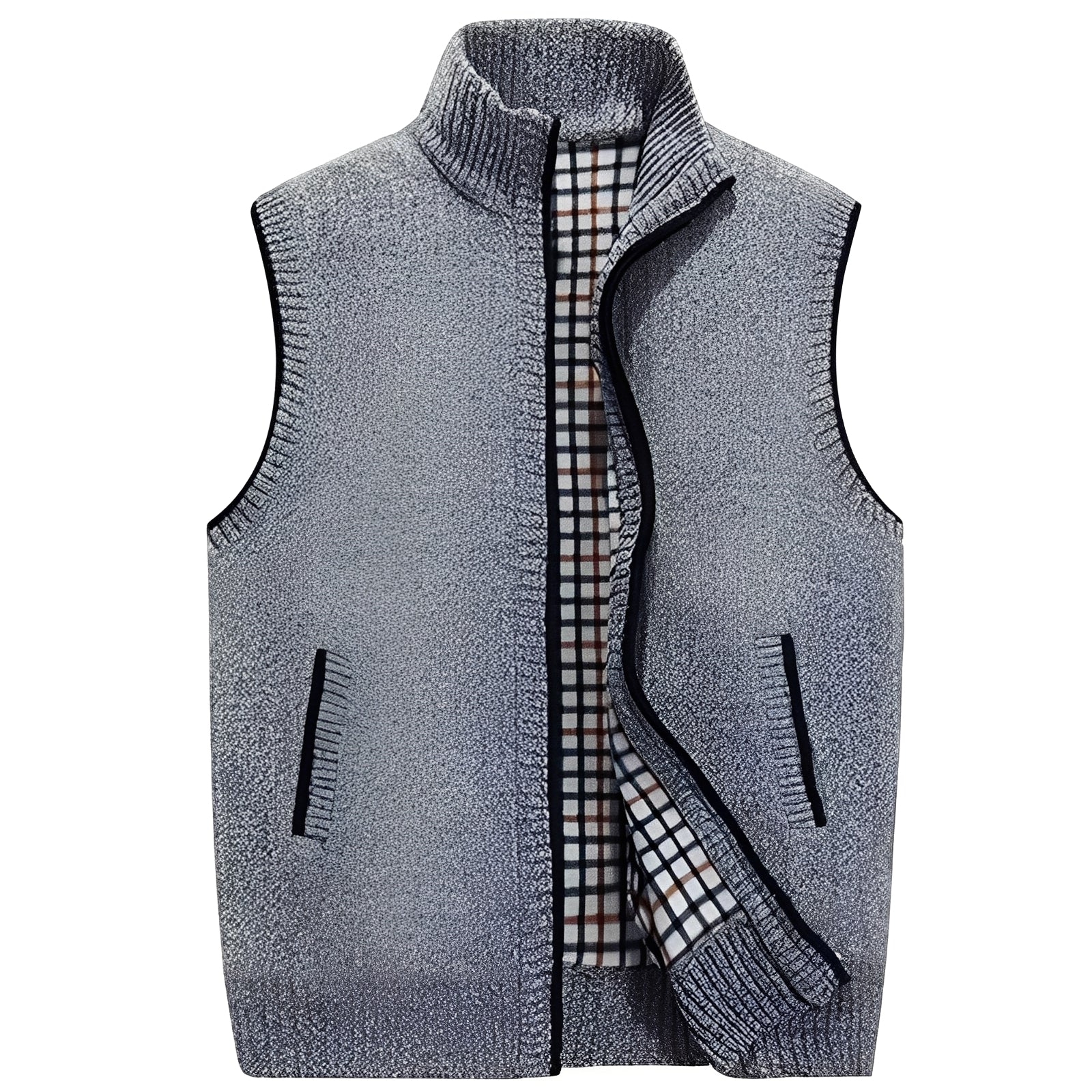 Shaw - Classica Cardigan con Fodera per Uomini