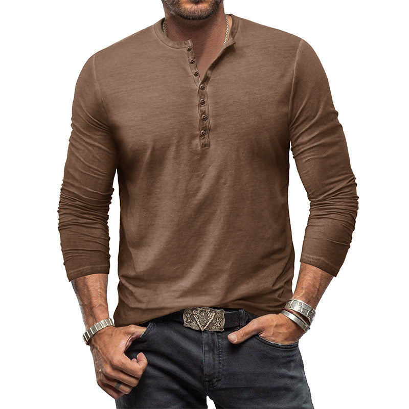 Clifford - Classica camicia lavata con bottoni per uomo