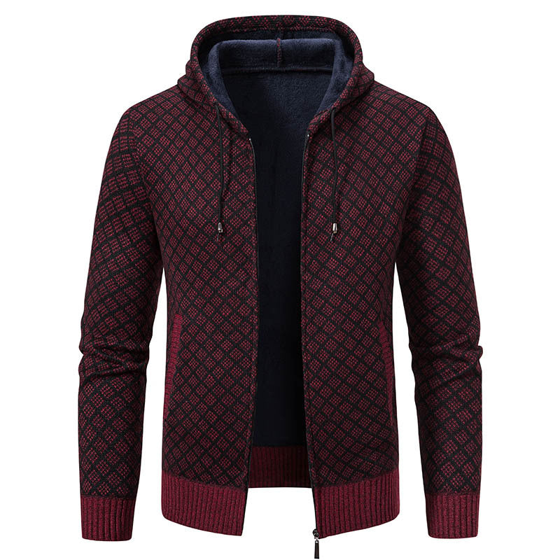 Winton - Elegante, stretta giacca con cappuccio per uomo