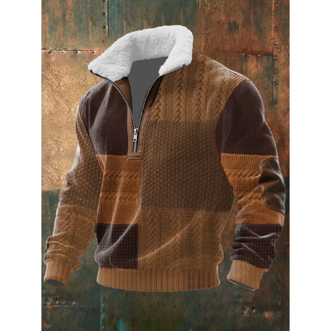SILVORO | MAGLIONE A COLLO ALTO IN PILE