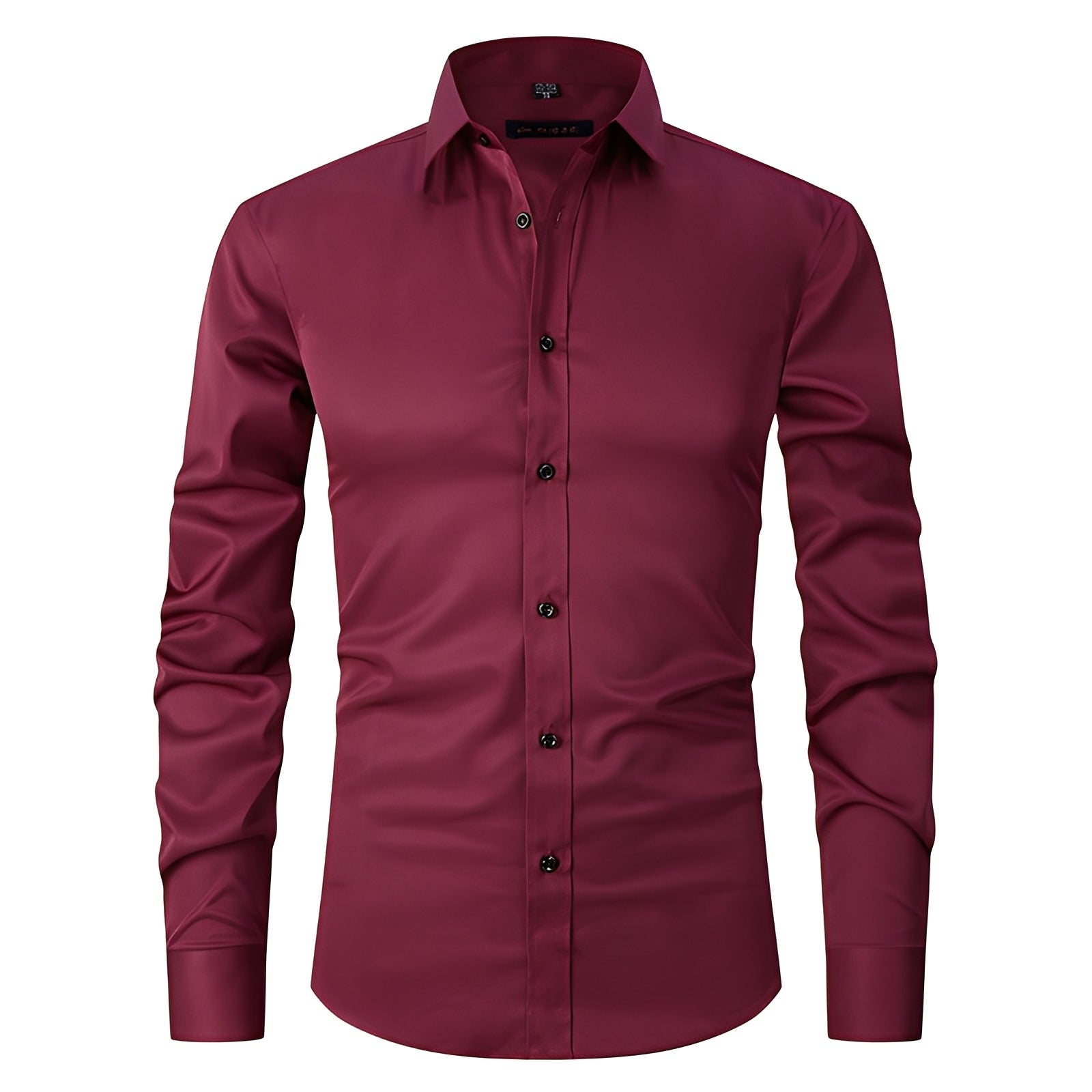 Elton - Camicia formale aderente in tessuto stretch per uomo