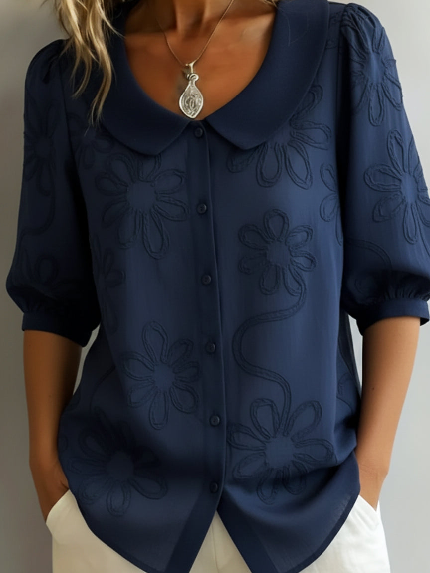 Aurélie™ | Blusa floreale leggera dal fascino naturale