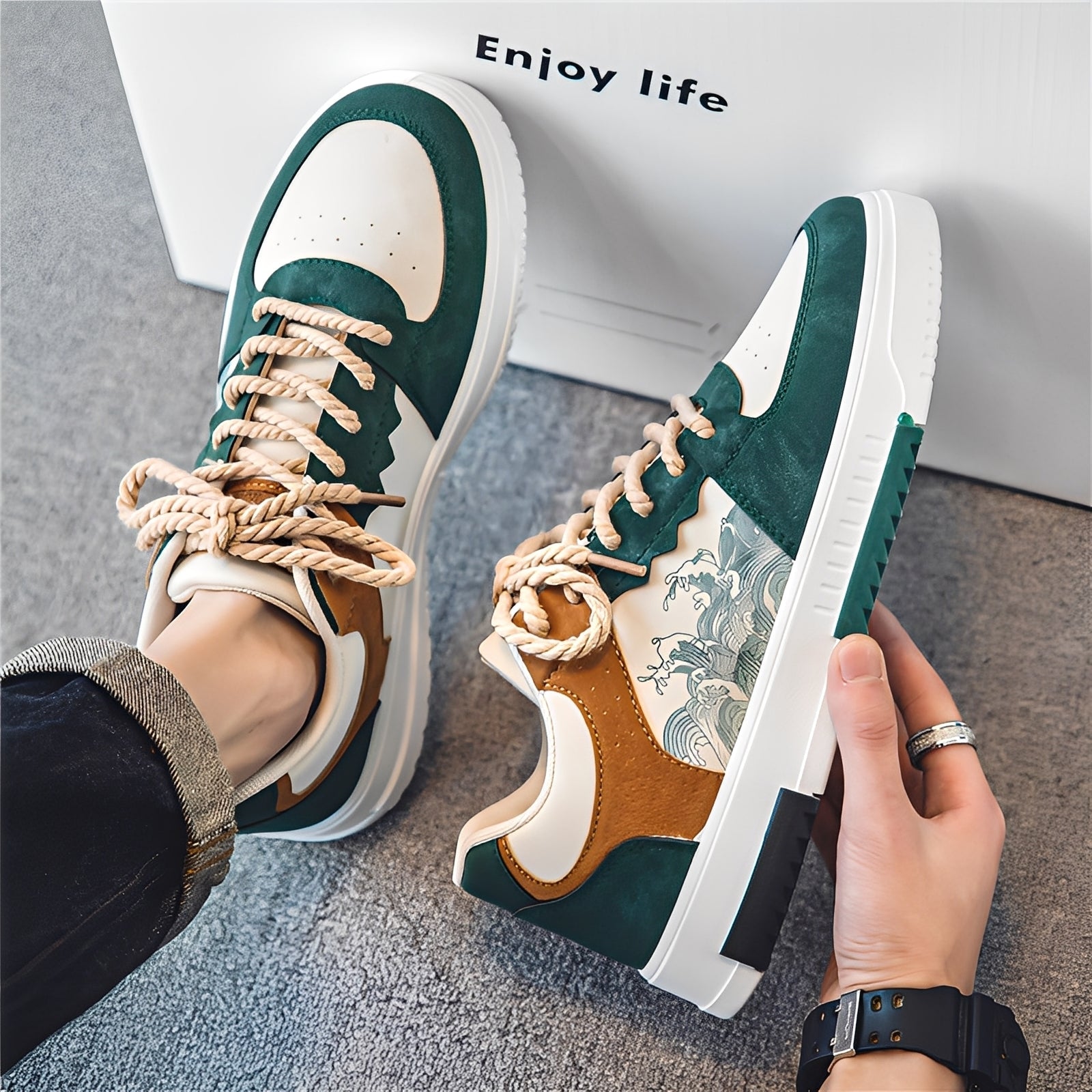 Micheal - Stilose, moderne scarpe antiscivolo per uomini