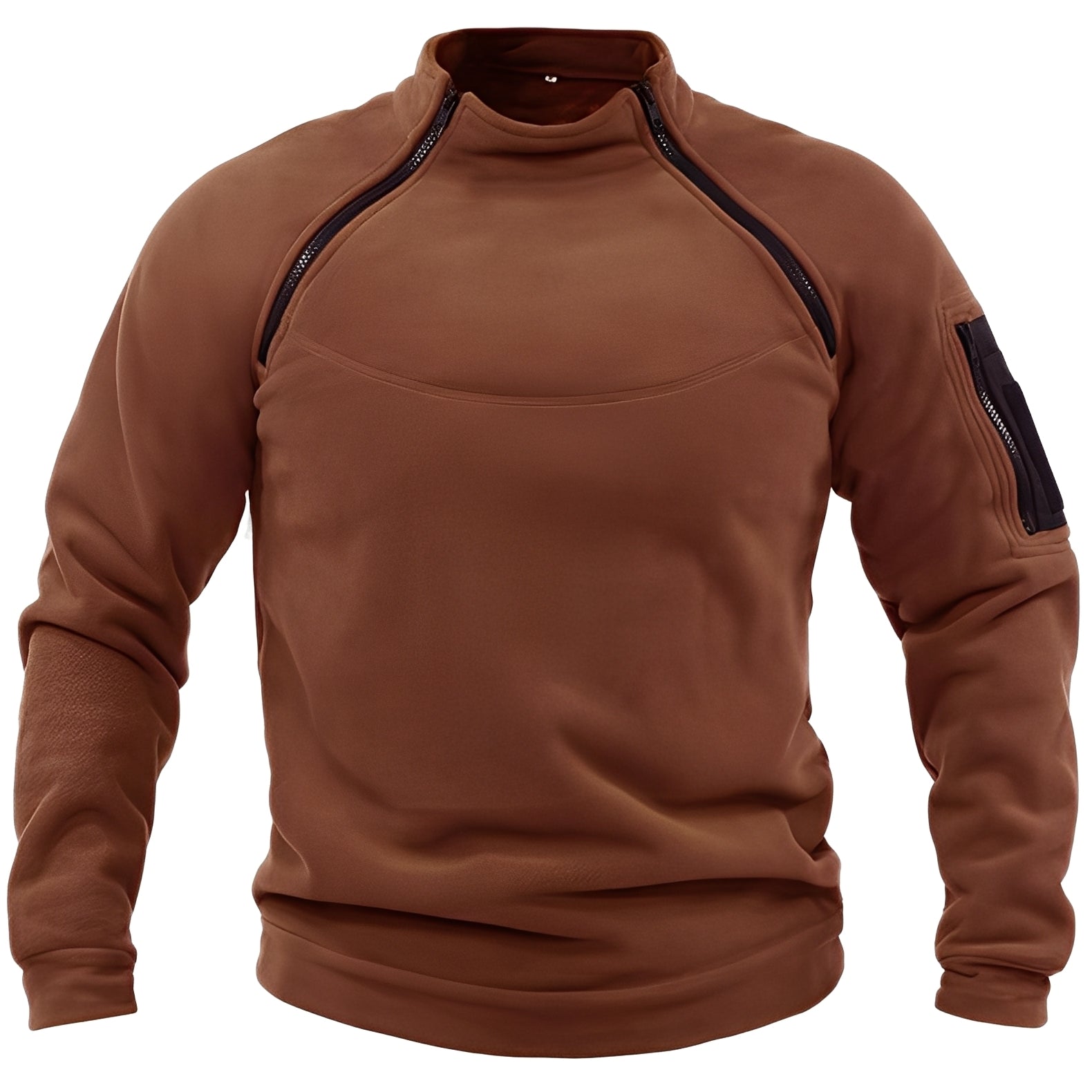 Wilbur - Pile sportivo con zip per uomo