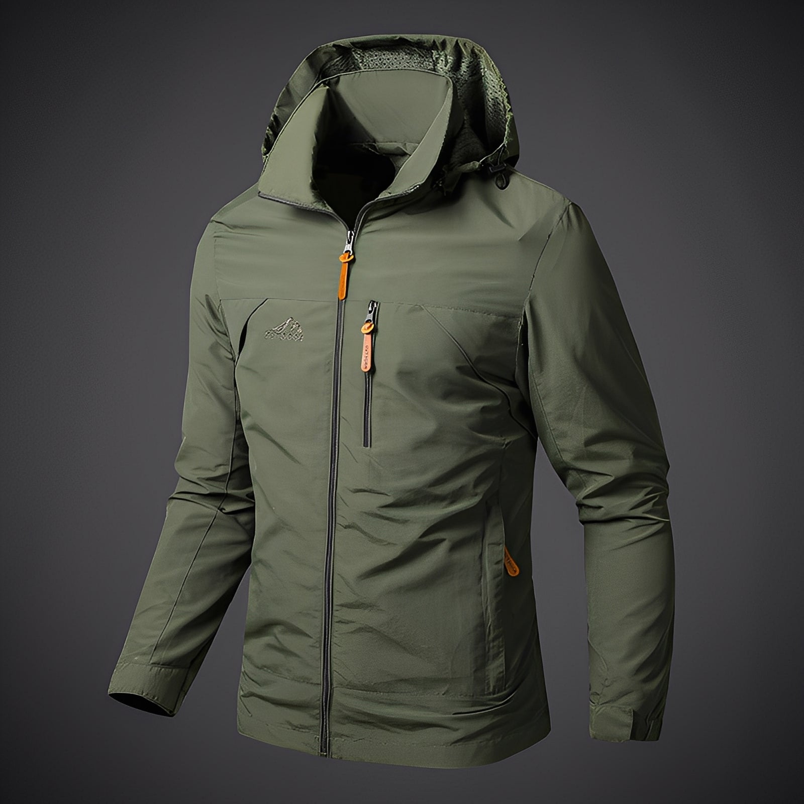 Finnegan - Giacca Outdoor Casual con Cappuccio per Uomo