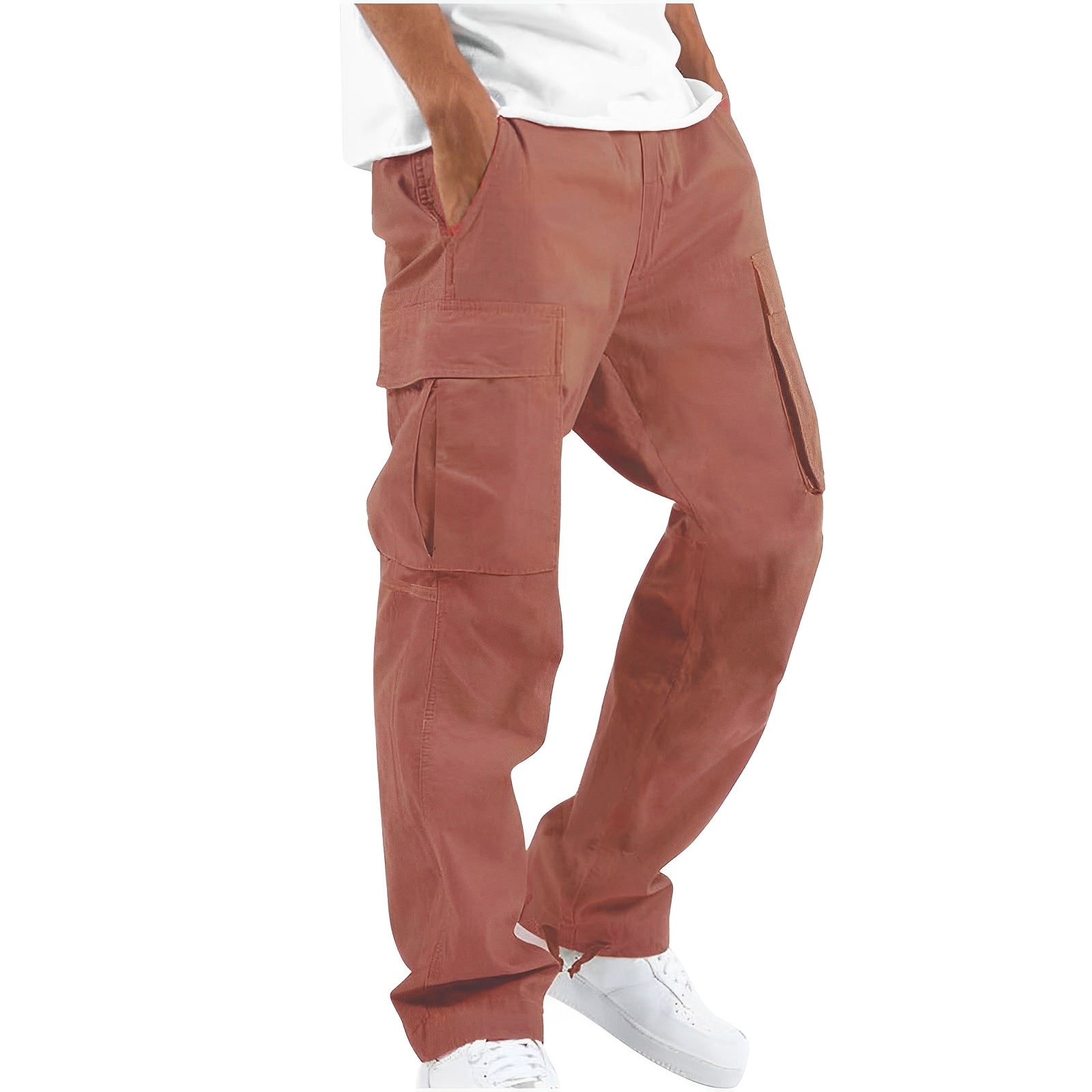 Gresham - Pantaloni cargo casual e ampi per uomo