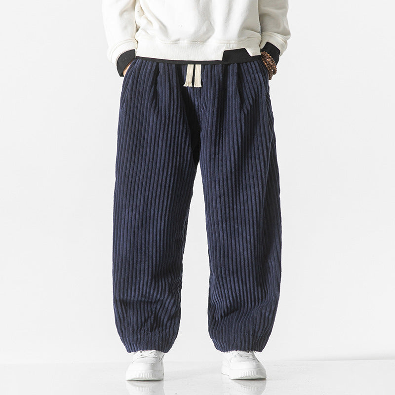 Winfred - Pantaloni di velluto a coste casual e comodi per uomini