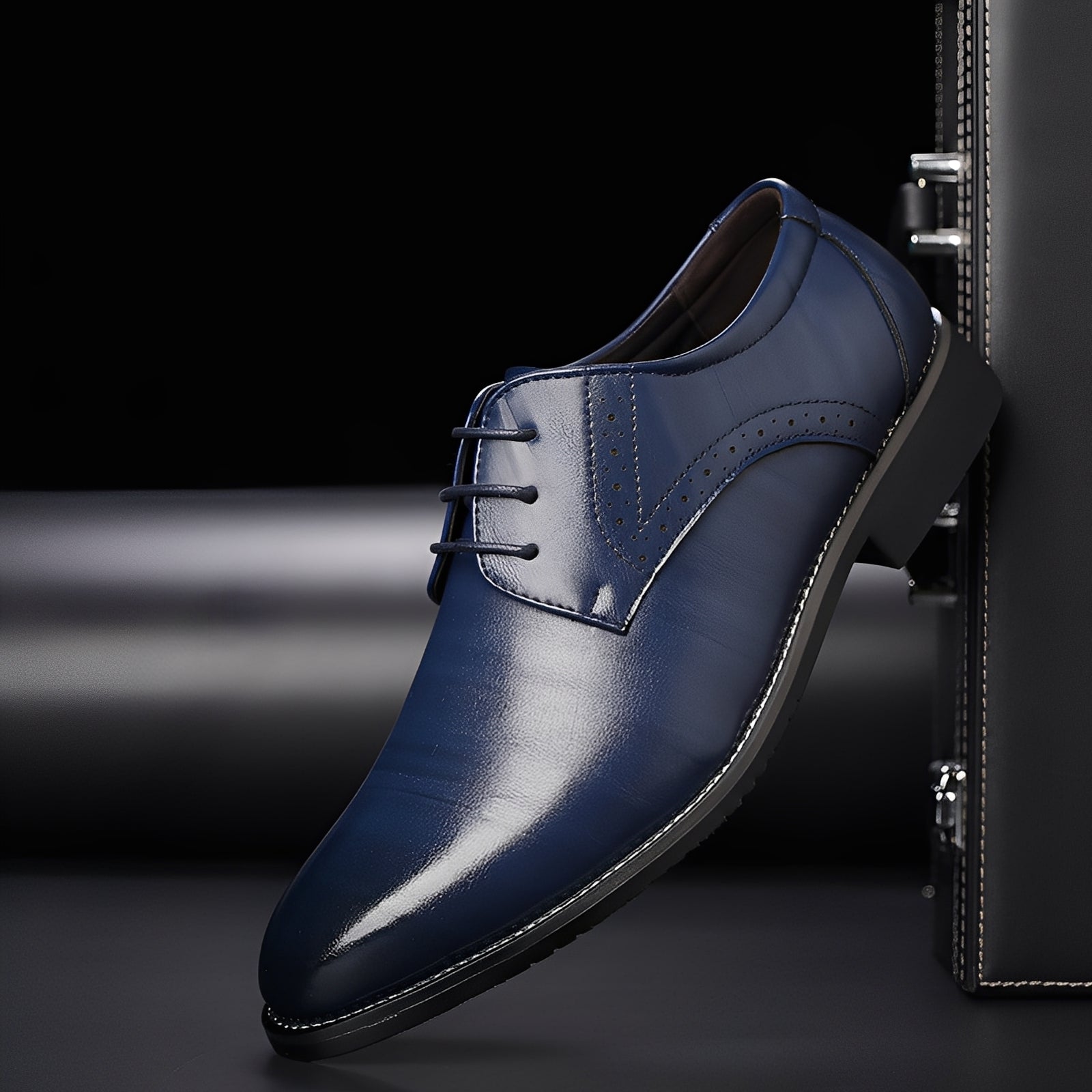 Beckham - Scarpe Formali Stringate in Stile Brogue per Uomini