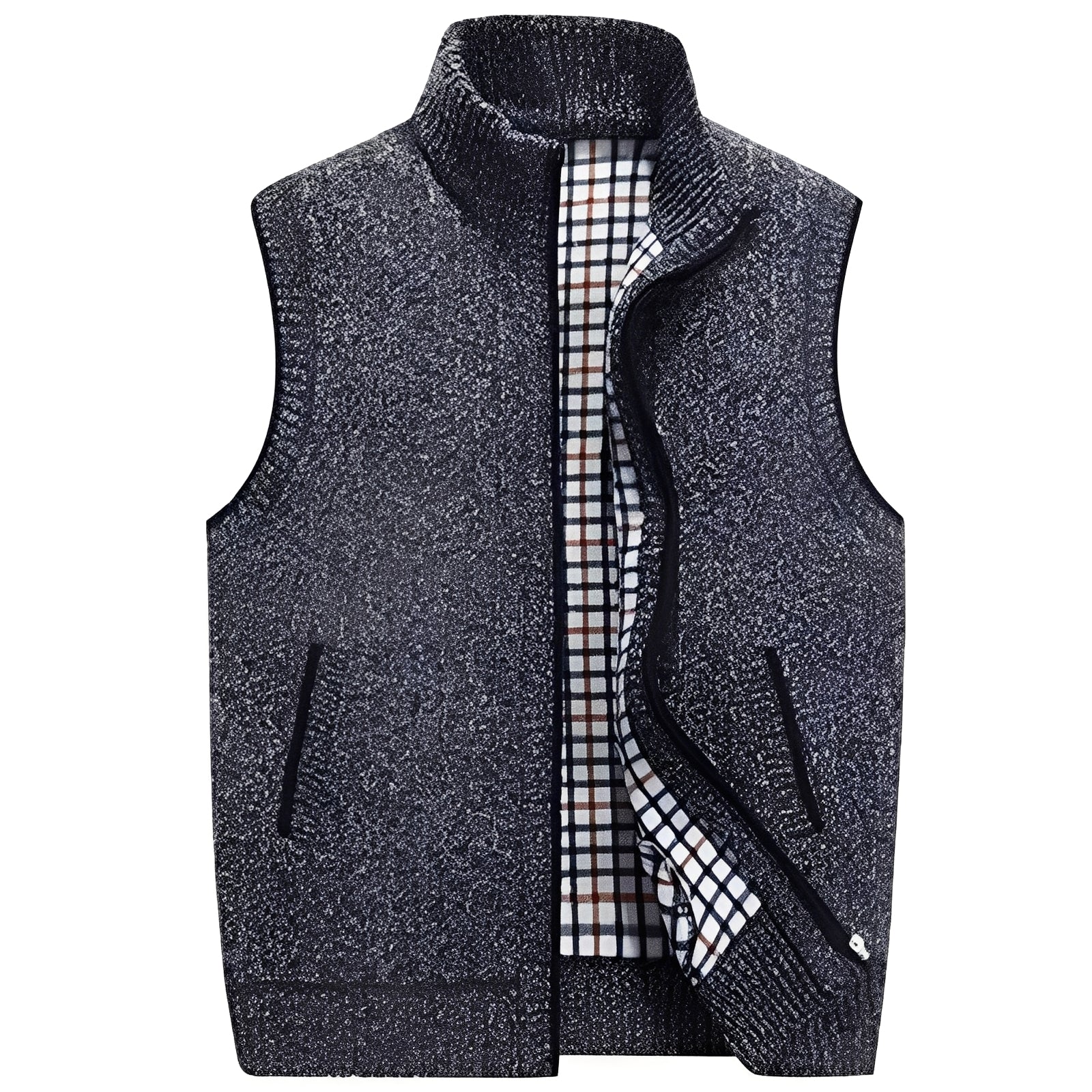 Shaw - Classica Cardigan con Fodera per Uomini