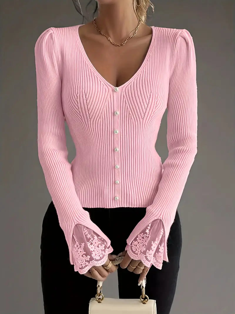 NÉLIA™|MAGLIA ELEGANTE SCOLLO V