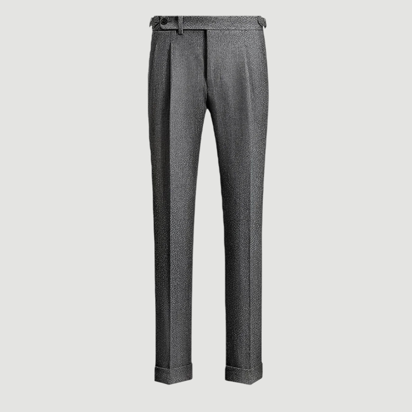 Osbert - Pantaloni casual in tweed di lana per uomo