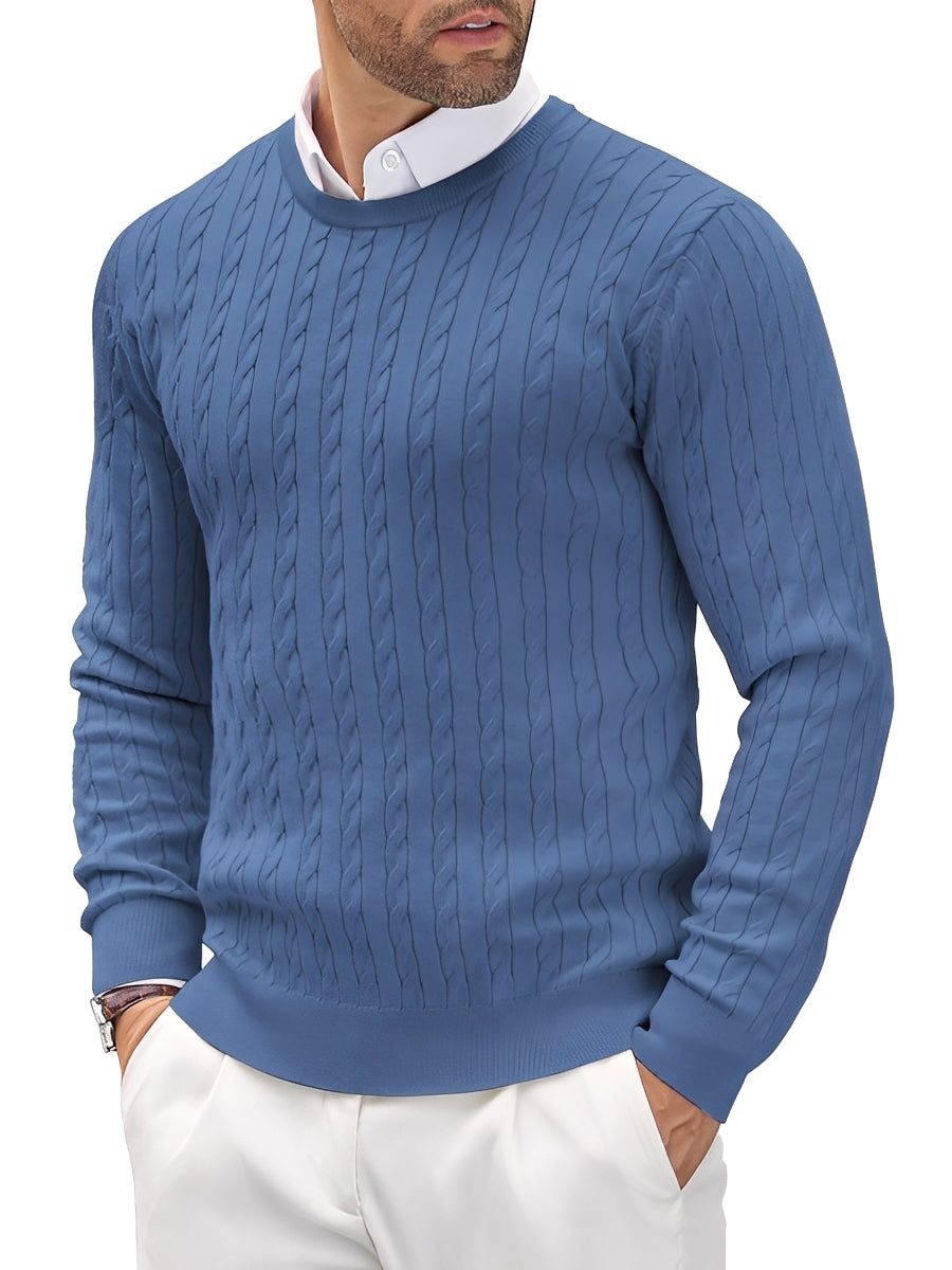 Romilly - Maglione casual aderente per uomo