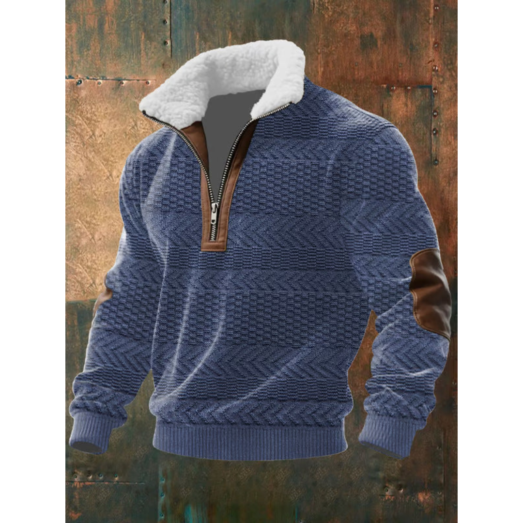 SILVORO | MAGLIONE A COLLO ALTO IN PILE