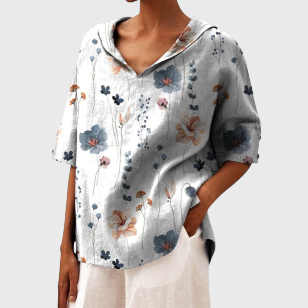 Alessandra | Top Elegante con Scollatura a V