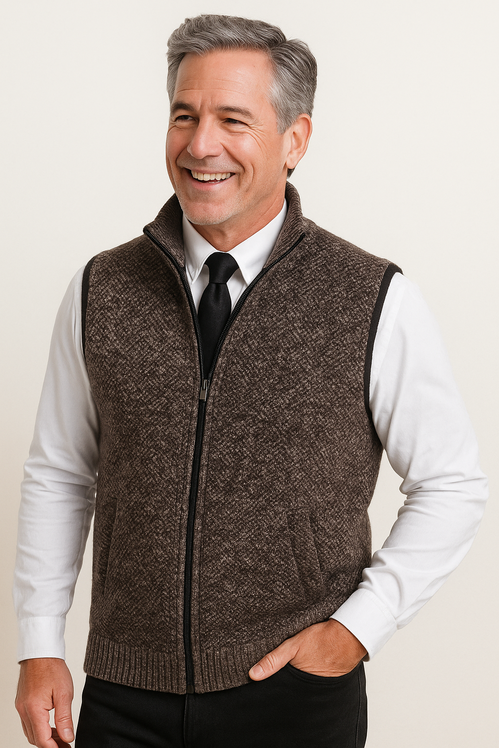 Darian™ Gilet in Maglia con Zip Completa