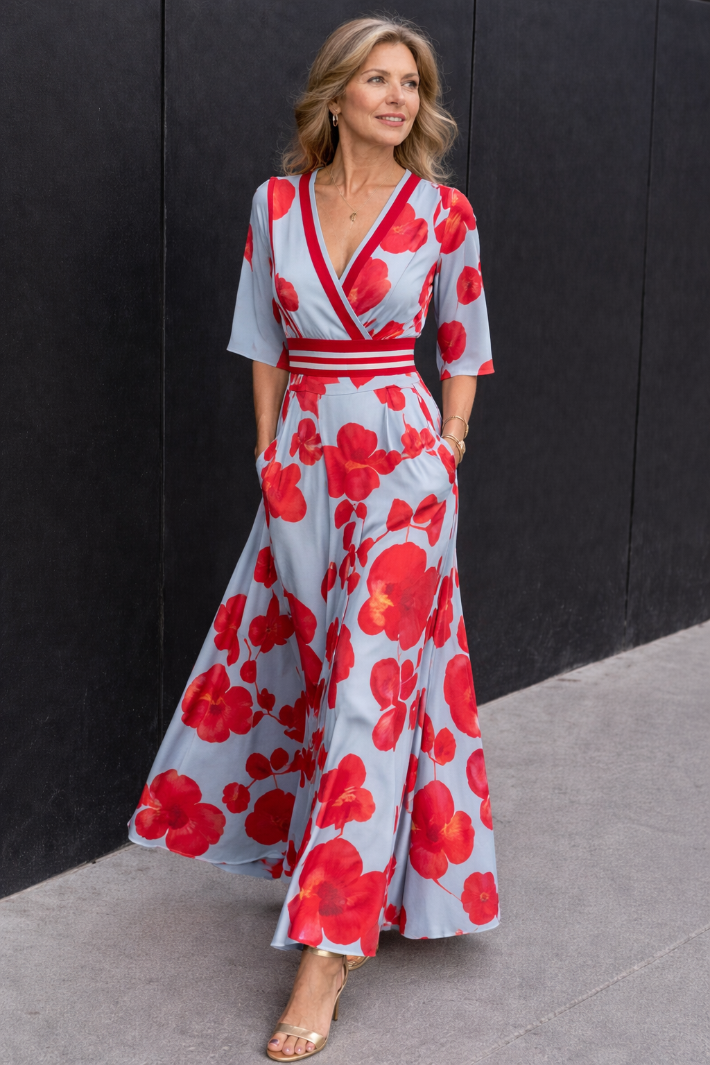 Valeria™ | Abito maxi floreale dallo stile sofisticato