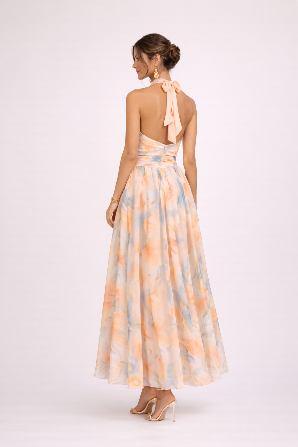 Camilla™ | Abito Halter Acquerello
