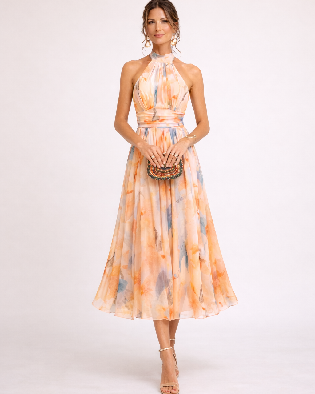 Aurora™ | Abito Halter Acquerello