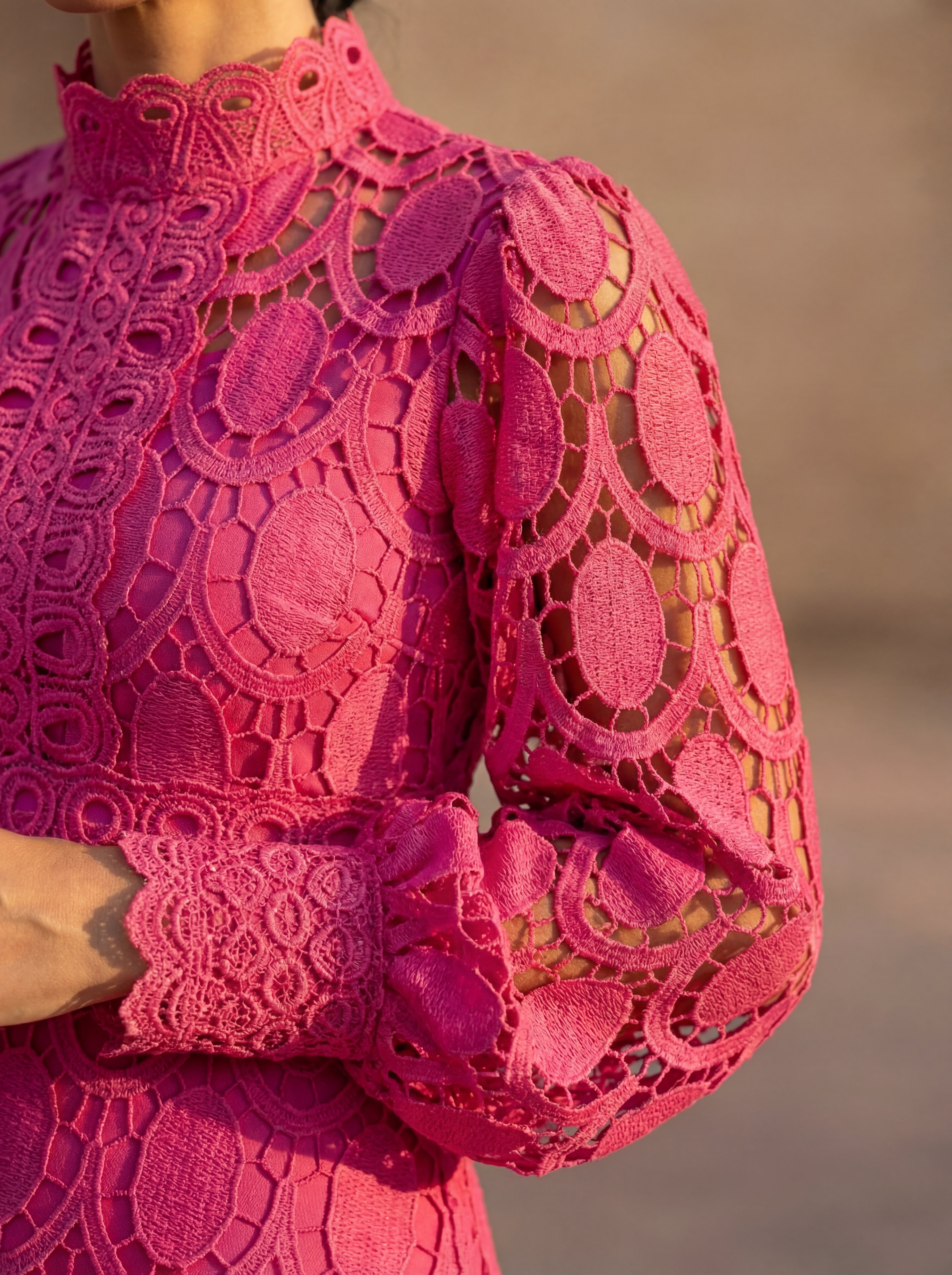Carmona™ | Abito in Pizzo Elegante