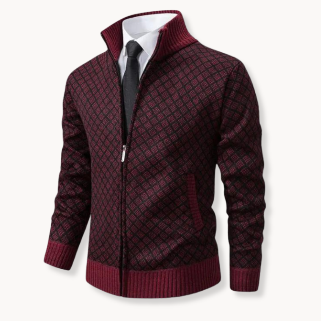 Julien – Collo alto Jacquard Maglia