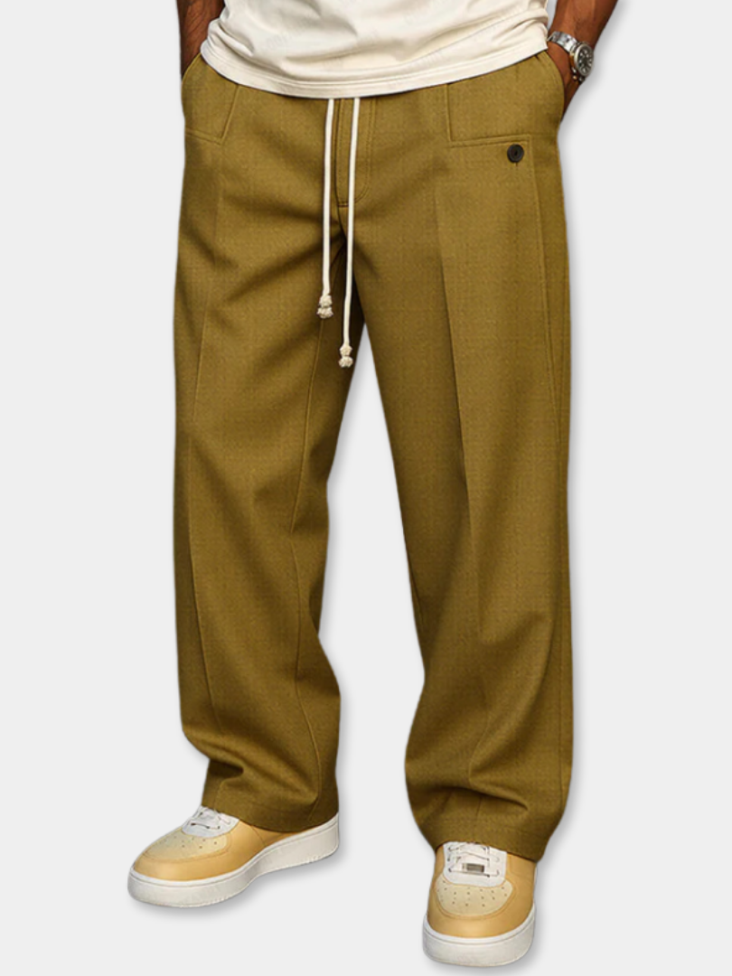 SILVORO | PANTALONI ELEGANTI CON LACCIO