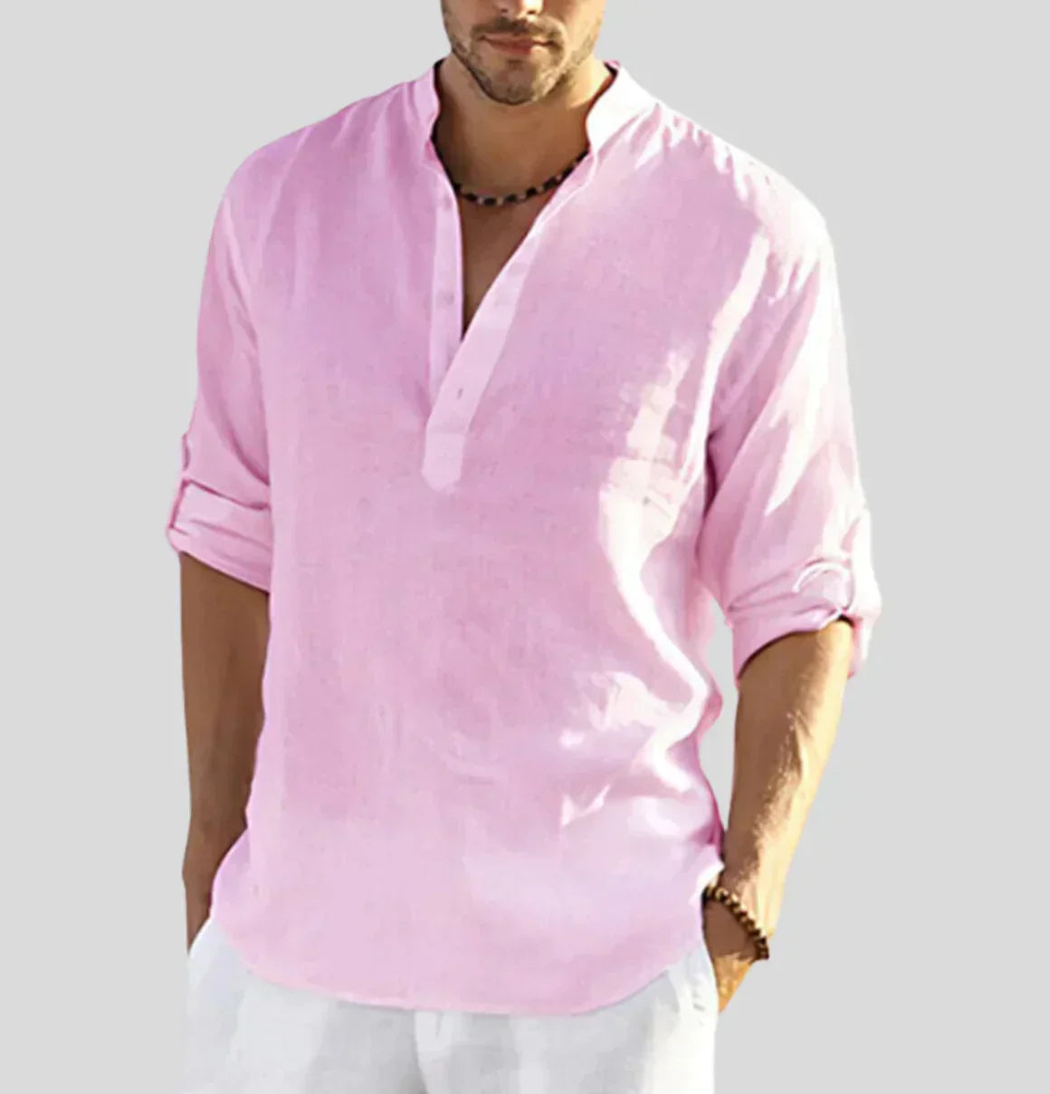 John – Camicia di lino per uomo