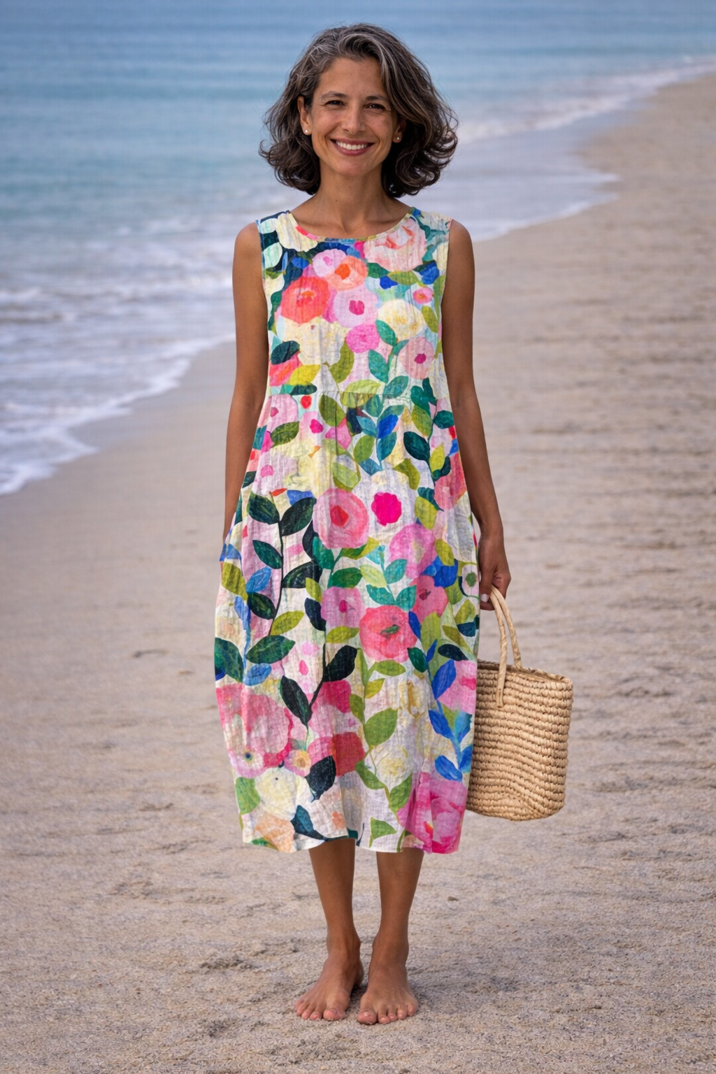 Ava | Abito Midi Floreale