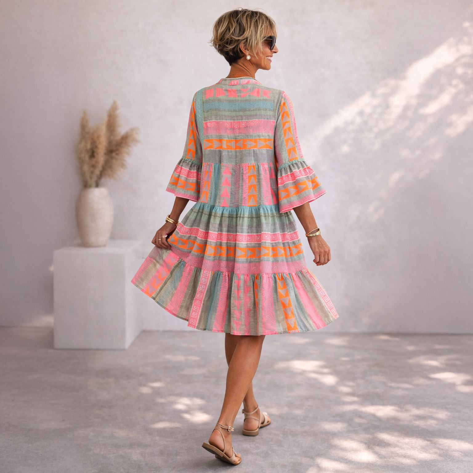 Lucia™ | Abito Midi Fluttuante