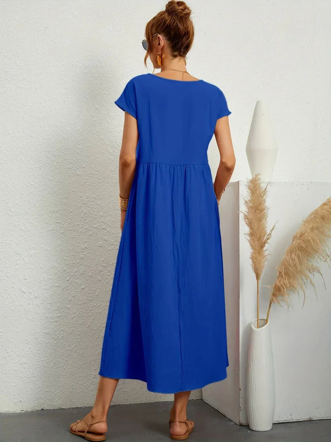 Gabrielle™ | Abito midi fluido dall’eleganza naturale