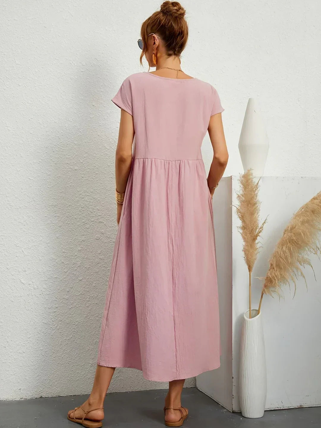 Gabrielle™ | Abito midi fluido dall’eleganza naturale
