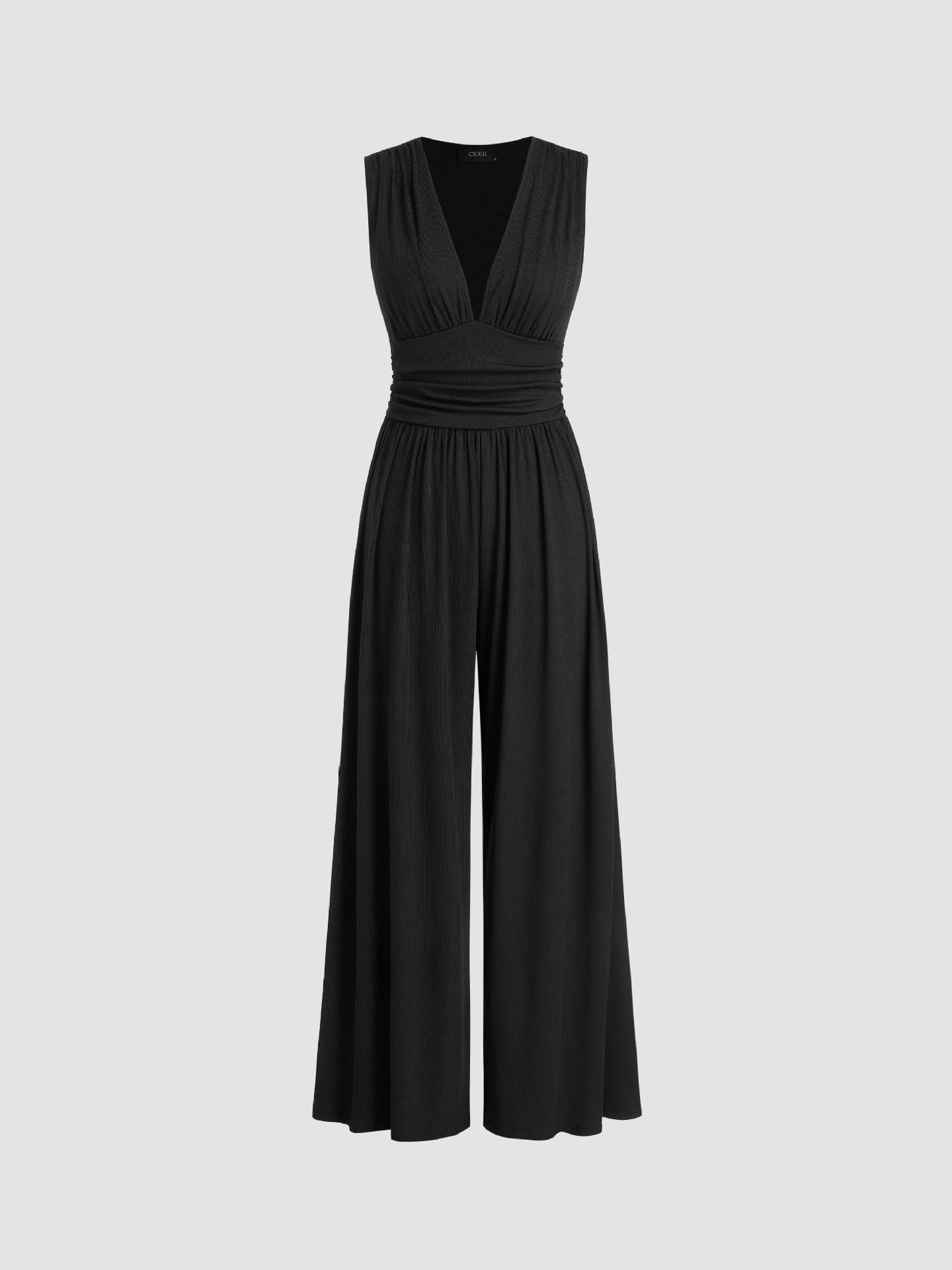 Alessandra™ | Tuta elegante smanicata a gamba ampia