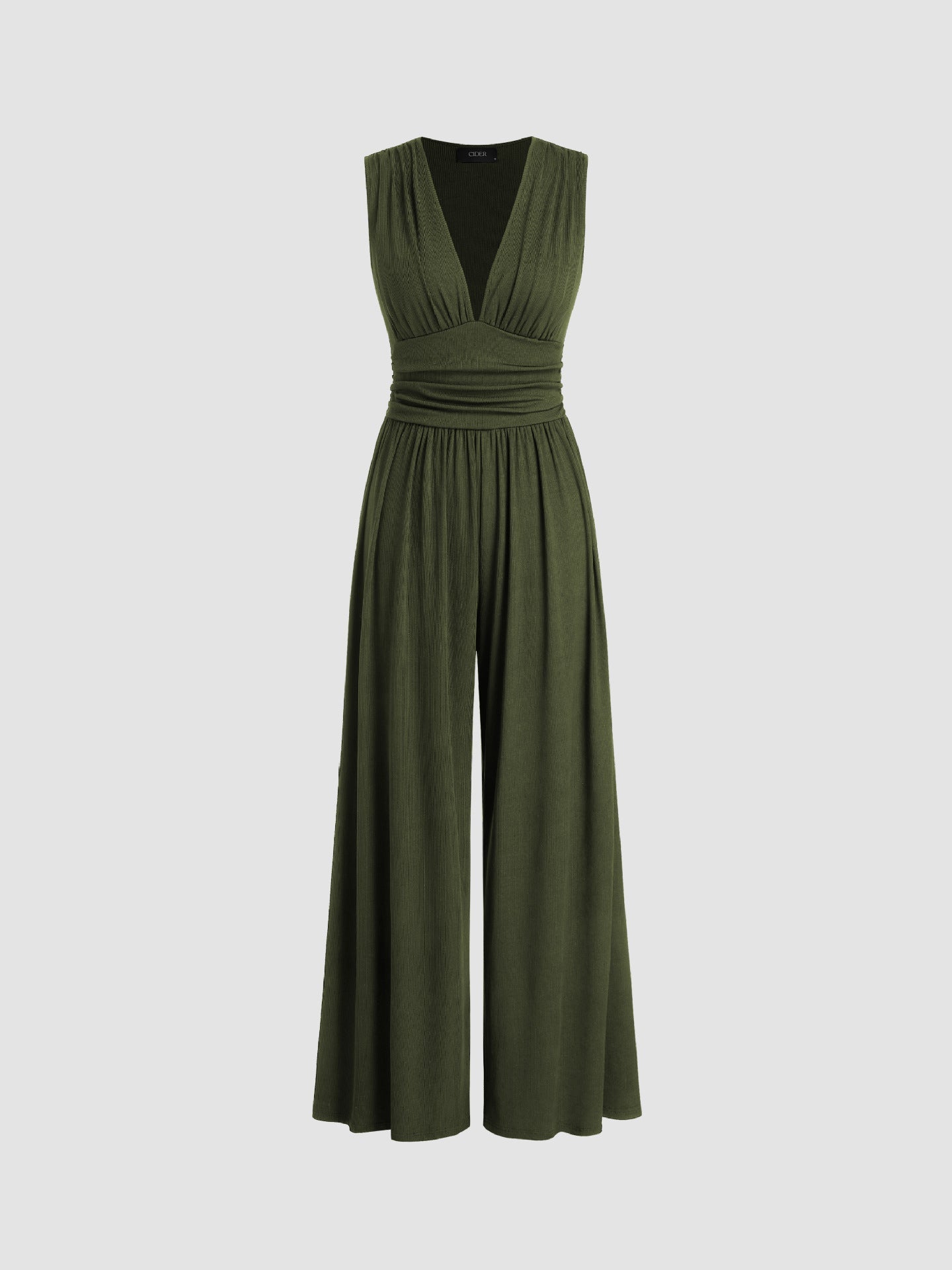 Alessandra™ | Tuta elegante smanicata a gamba ampia