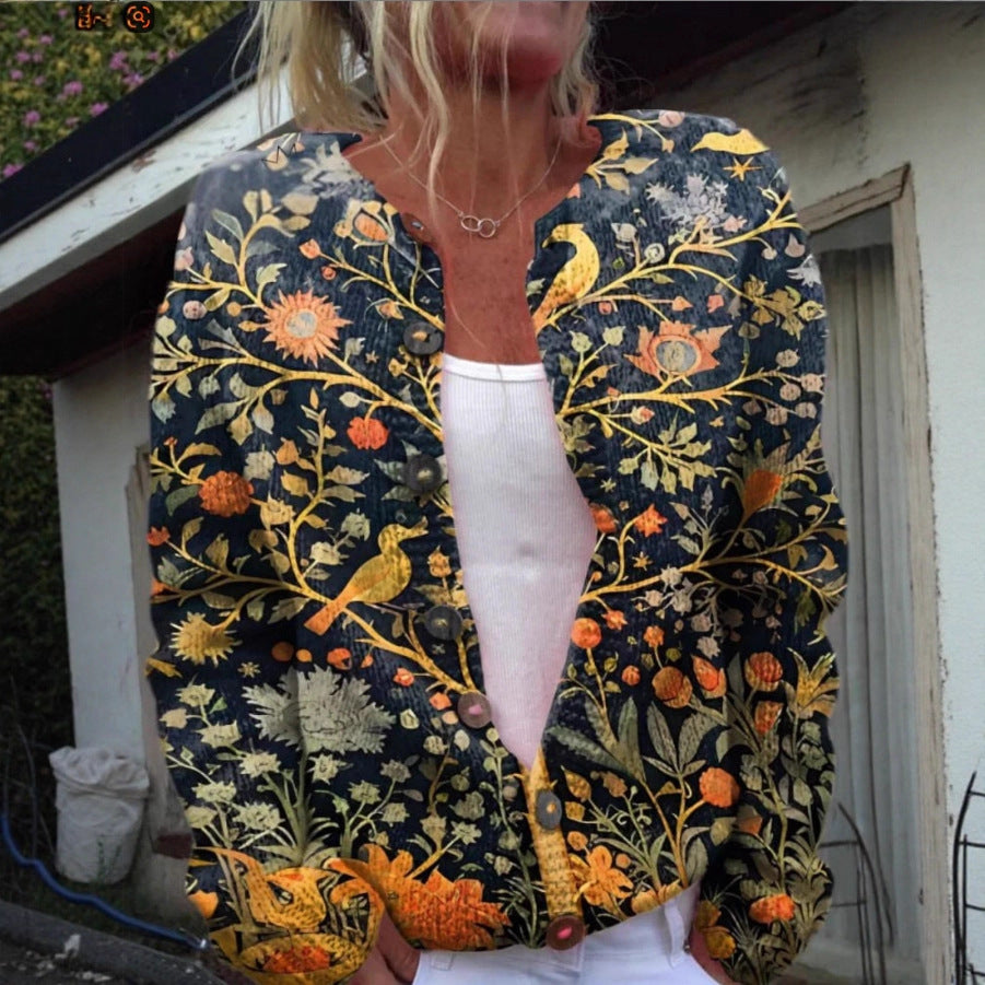 KARMEN™|CARDIGAN FLOREALE VINTAGE