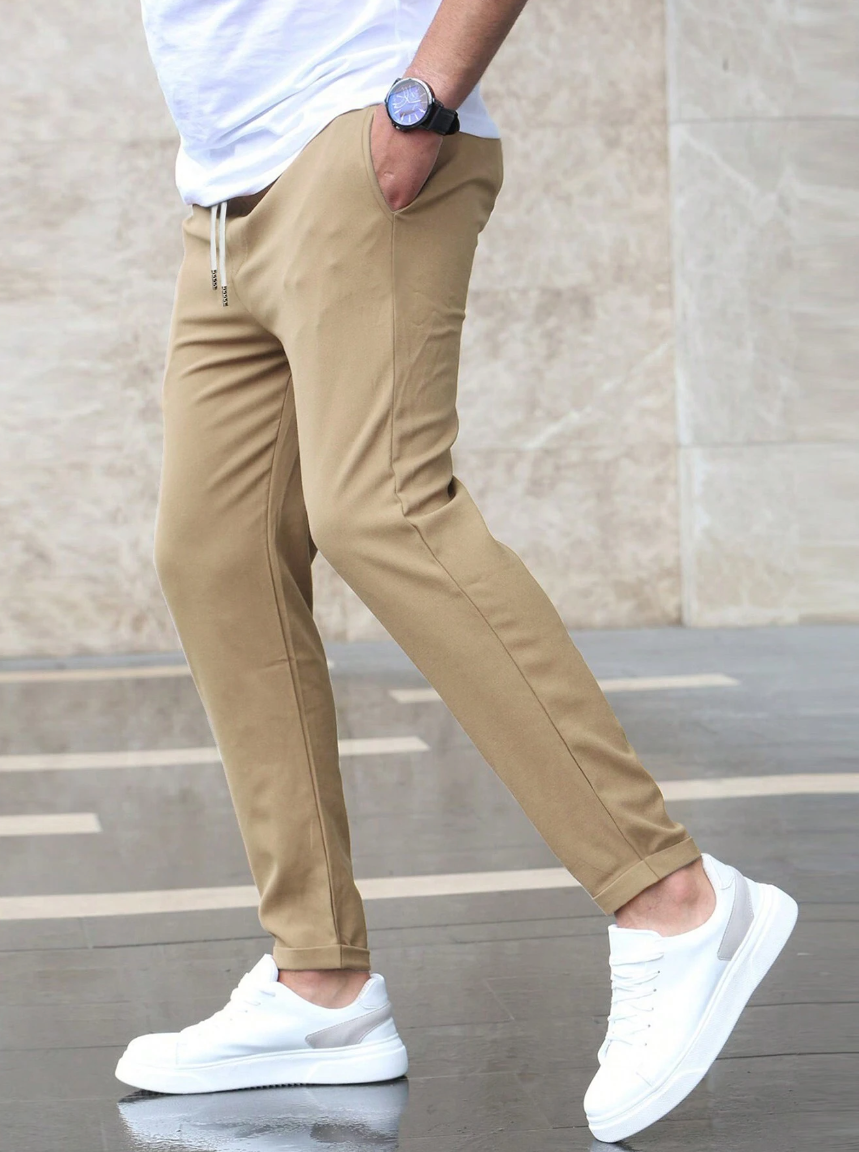 Nico – Elegante e comodi pantaloni elasticizzati per uomini