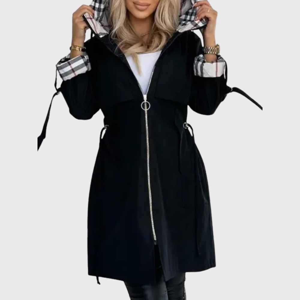 LORETTA™|GIACCA CON ZIP FRONTALE
