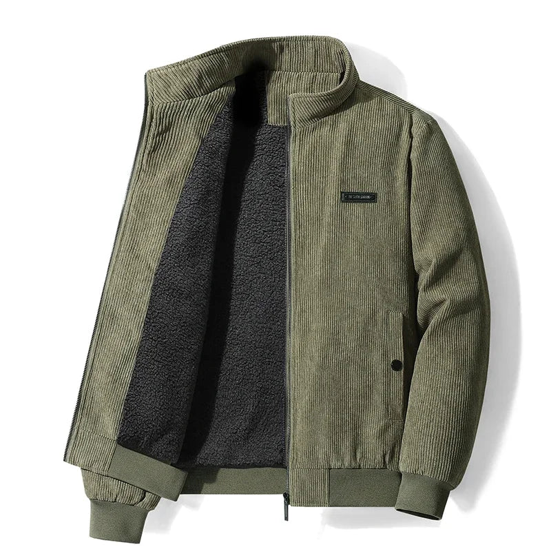 Udo | giacca in corduroy con fodera in pile
