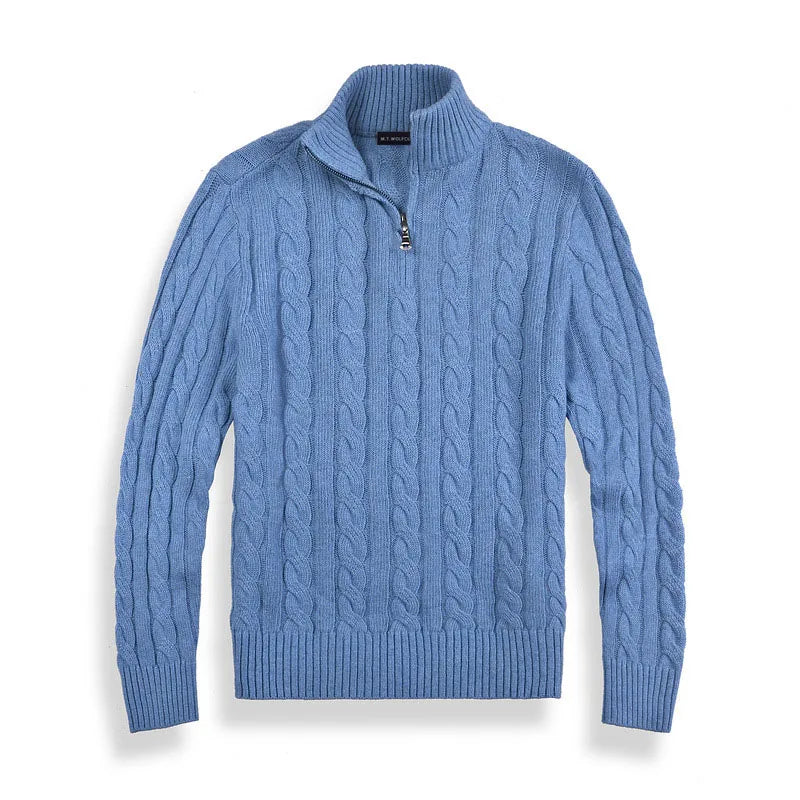 Adrien - Maglione con mezza zip