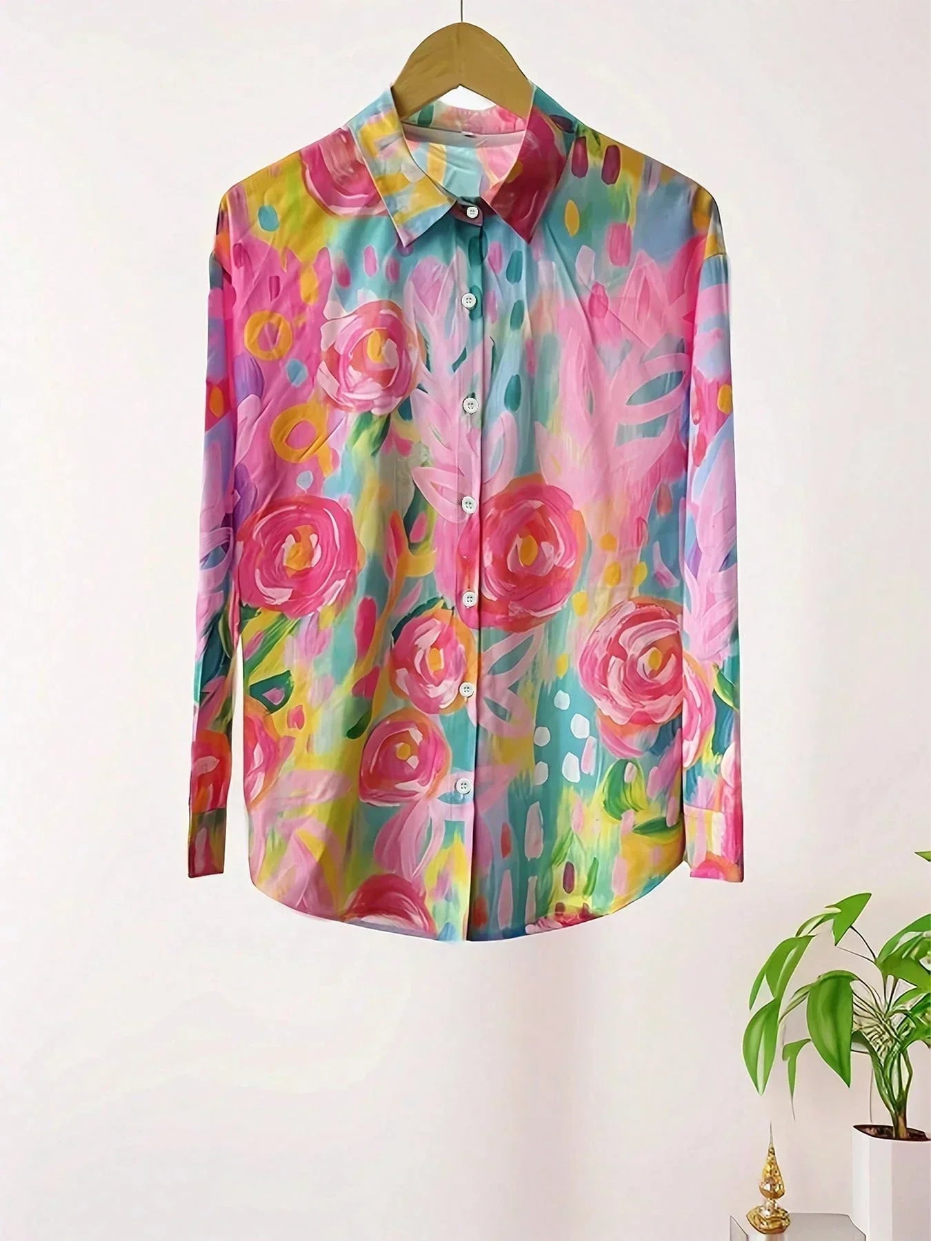 Rina™ | Blusa con Stampa Colorata