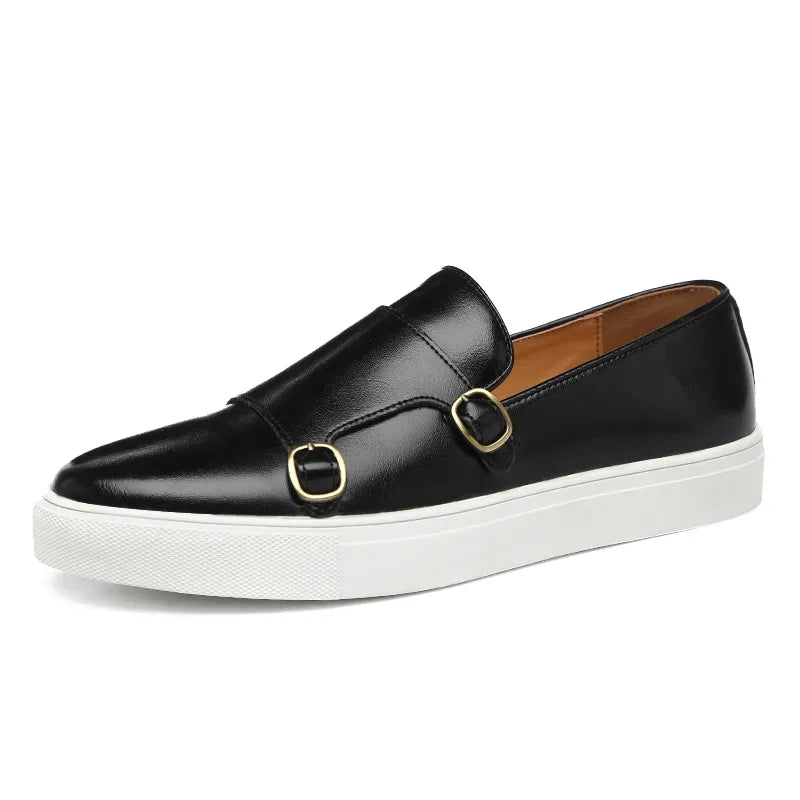 Jerald - Mocassini da uomo in pelle in stile casual